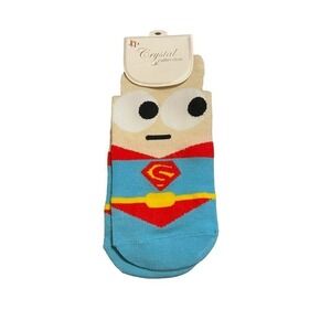 Crystal Collection Super Man Socks